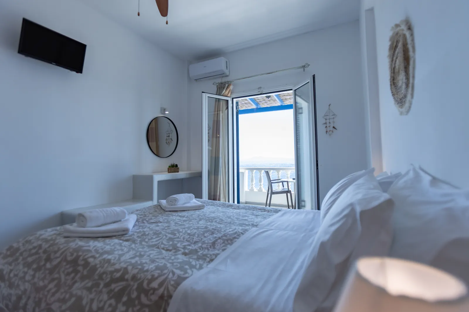 Studio με μπαλκόνι και θέα θάλασσα στο Marisini Sea View